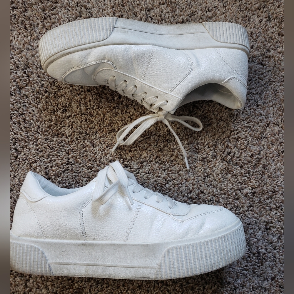 Mix No. 6 White Sneakers Women's Size 9.5 - Picture 2 of 5